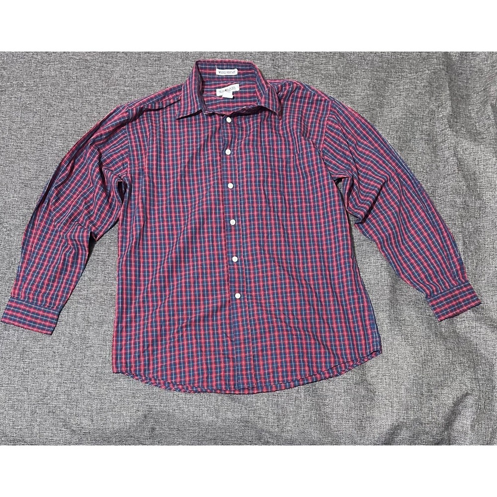Sun‎ River Clothing Co Men's M Plaid Long Sleeve Shirt